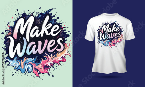 Vintage vector t-shirt design concept with retro typography
