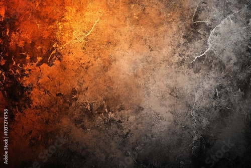 Grunge-inspired brown and orange background, with dark and light tones