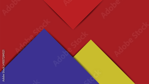 Simple triangle background with blank space vector