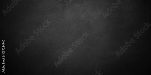 Dark Black background texture, old vintage charcoal black backdrop paper with watercolor. Abstract background with black wall surface, black stucco texture. Black gray satin dark texture luxurious.