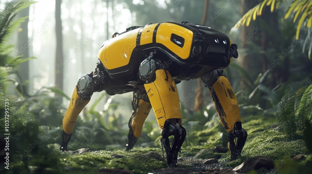 Animal robots designed for rescue operations, combining AI with precise maneuverability in difficult terrain. Animal robots designed for rescue operations, combining AI with precise maneuverability in difficult terrain.