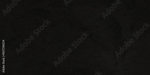 Dark Black background texture, old vintage charcoal black backdrop paper with watercolor. Abstract background with black wall surface, black stucco texture. Black gray satin dark texture luxurious.