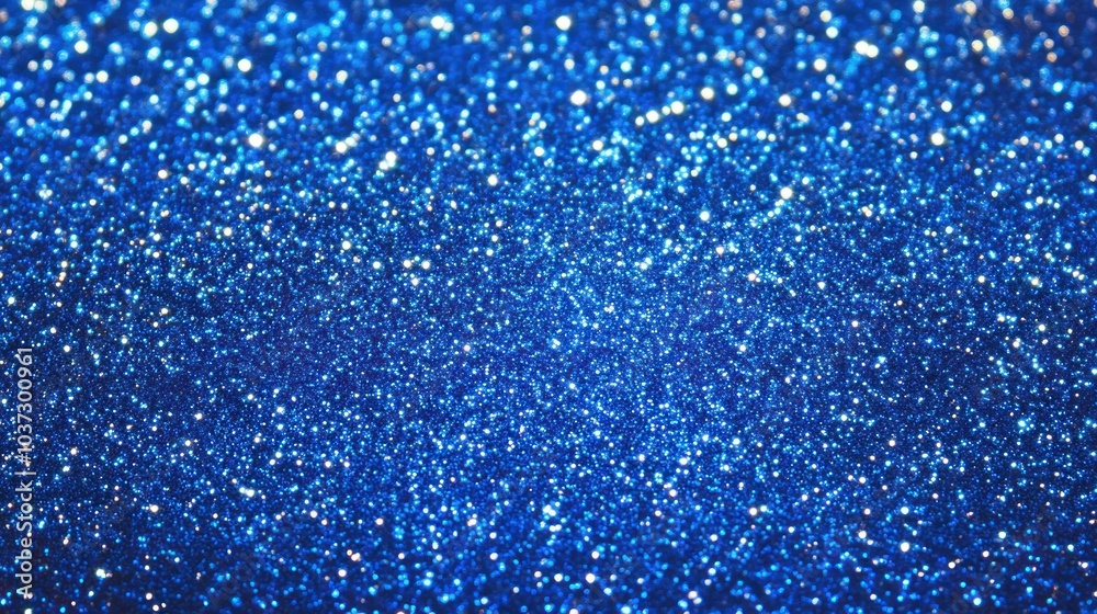 Obraz premium Sparkling Blue Glitter Texture