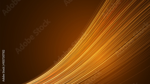 Motion Abstract Neon Threads Background. Color Line Lights Background. Optical Fiber Vector with Shine Bright Effect. Abstract Ribbon Vector Design.
