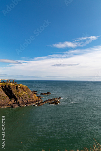 Ruins of dunnottar Castle Scotland photo