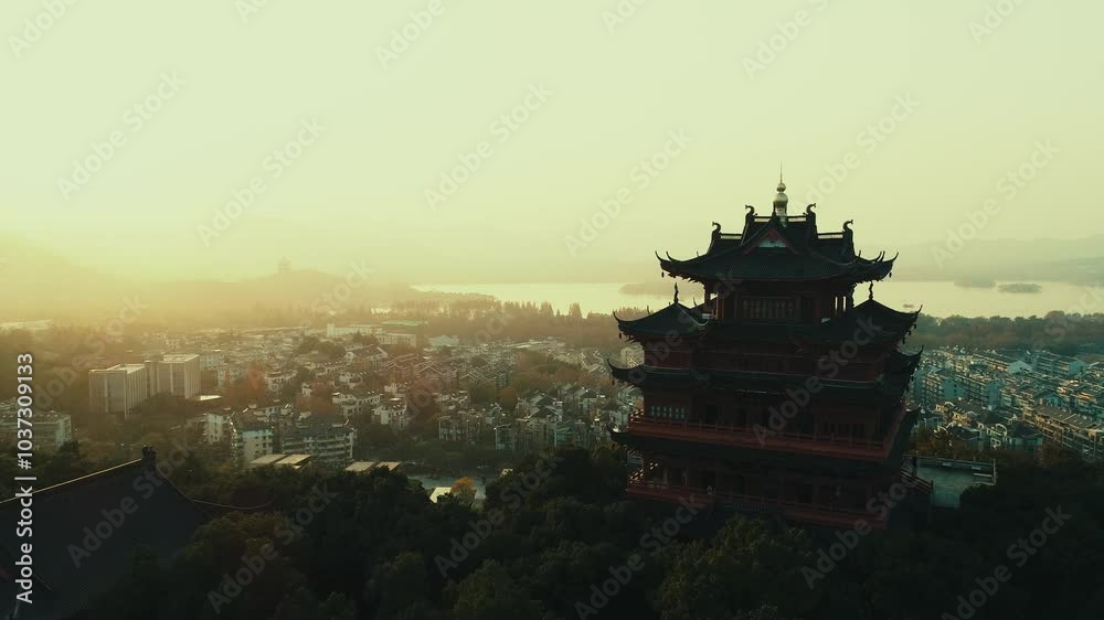 Hangzhou Chenghuang pavilion