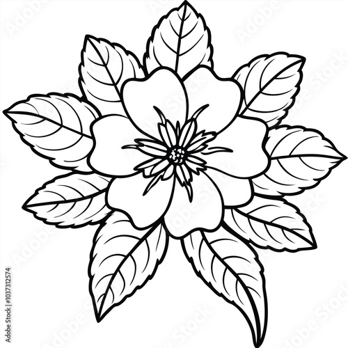 hand-drawn-primrose-flower-vector