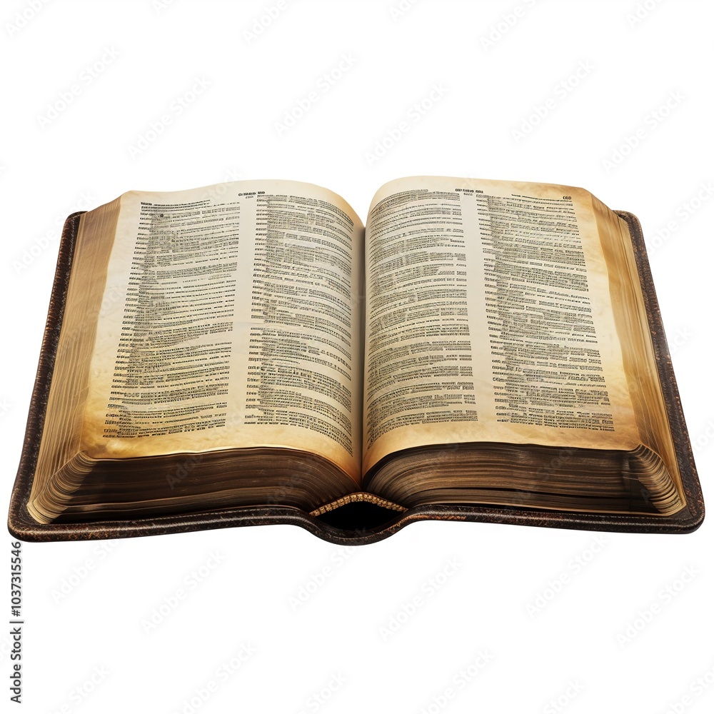 Fototapeta premium A 3D Bible clipart Christian book