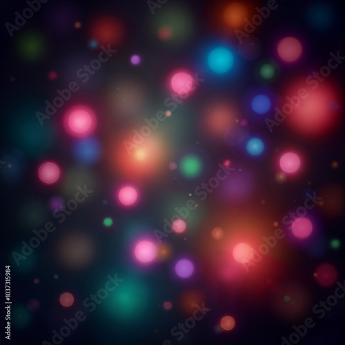 Abstract Bokeh Christmas Background