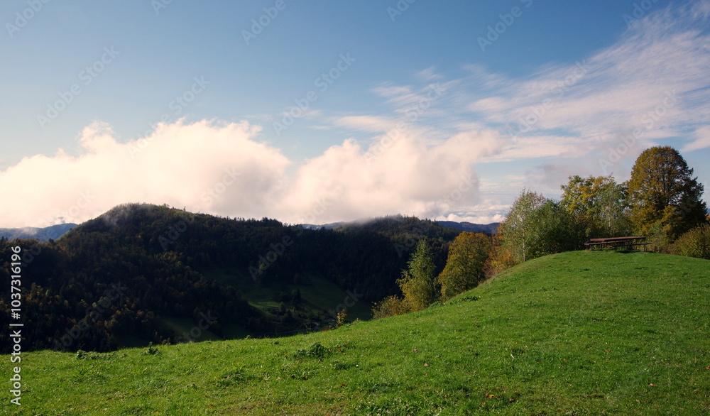 Fototapeta premium beautiful Slovenia in autumn