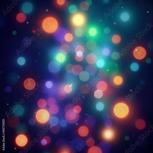 Abstract Bokeh Christmas Background