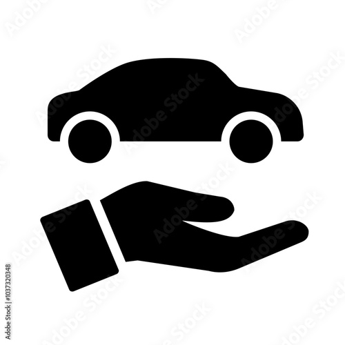 Car insurance icon. Car insurance icon