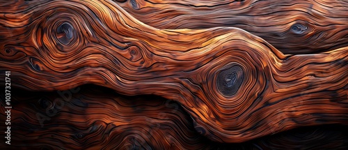 Exploring the intricate patterns and rich textures of unique wood grain in nature's artwork