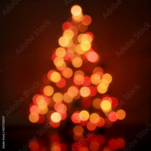 High Resolution Festive Bokeh Background