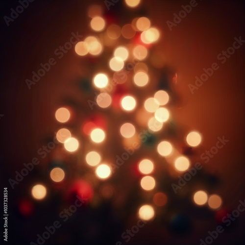 High Resolution Festive Bokeh Background