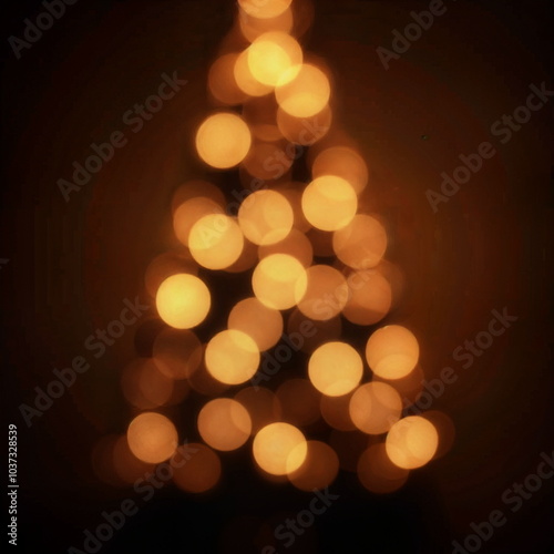 High Resolution Festive Bokeh Background