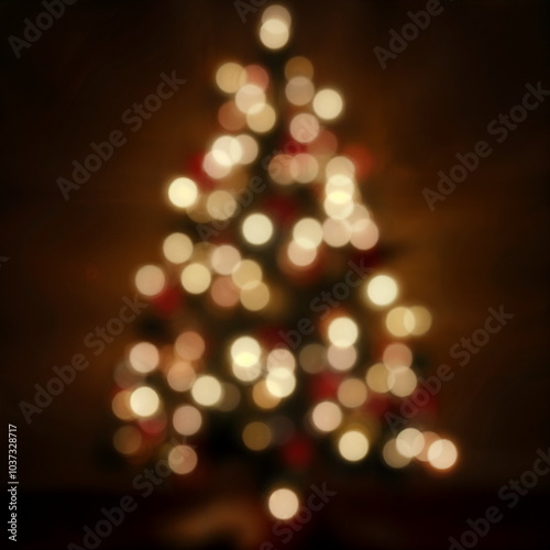 High Resolution Festive Bokeh Background