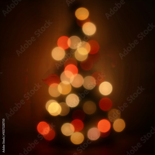 High Resolution Festive Bokeh Background