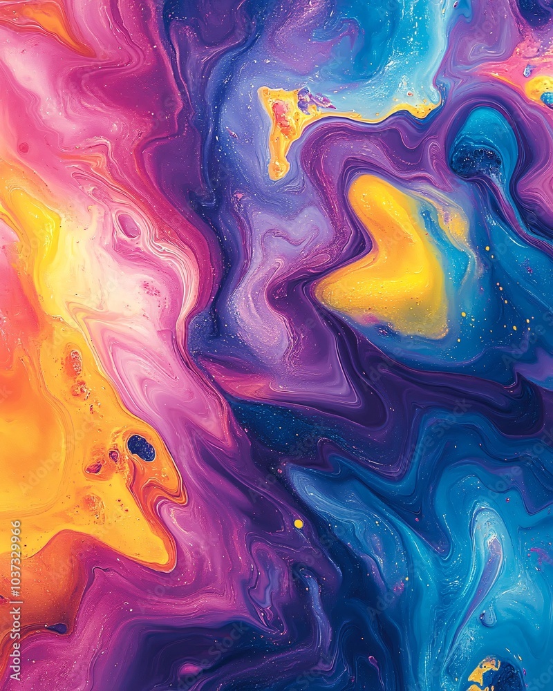 fluid art background with colorful oil paint fluid art background with colorful oil paint