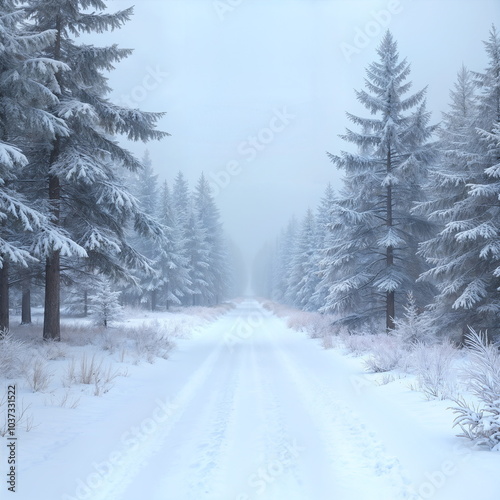 Realistic Snow Weather Effect