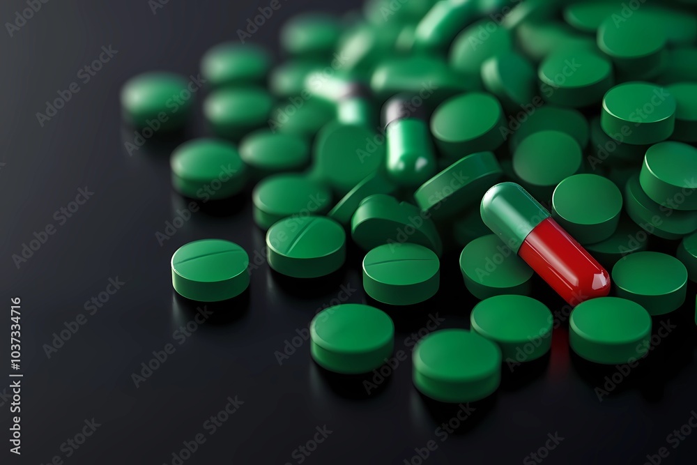 Medical pills in various shapes and colors, ideal for representing healthcare, pharmaceuticals, and medication-related themes in stock imagery. Medical pills in various shapes and colors, ideal for representing healthcare, pharmaceuticals, and medication-related themes in stock imagery.