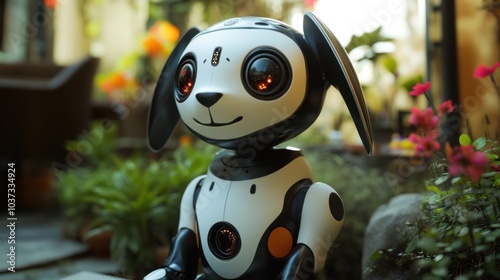 Robotic animal companions with advanced AI, offering companionship and interactive entertainment. photo