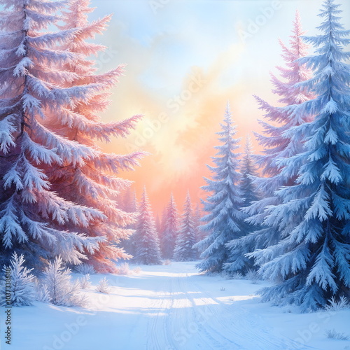 Winter snow