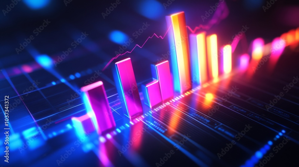 Colorful Financial Graphs with Dynamic Data Visualization Colorful Financial Graphs with Dynamic Data Visualization
