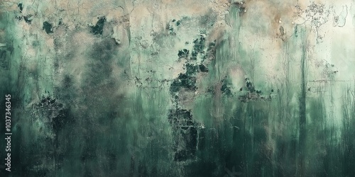 Aged copper surface with green and black patina, featuring natural weathering and corrosion patterns, creating a textured and rustic metallic effect, vintage or industrial designs, selective focus