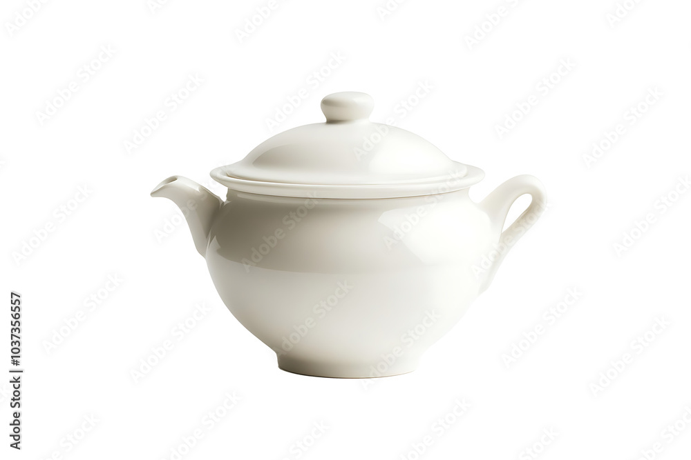 white ceramic sugar pot isolated on a white transparent background white ceramic sugar pot isolated on a white transparent background
