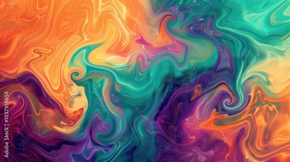 Abstract Swirls of Color Abstract Swirls of Color
