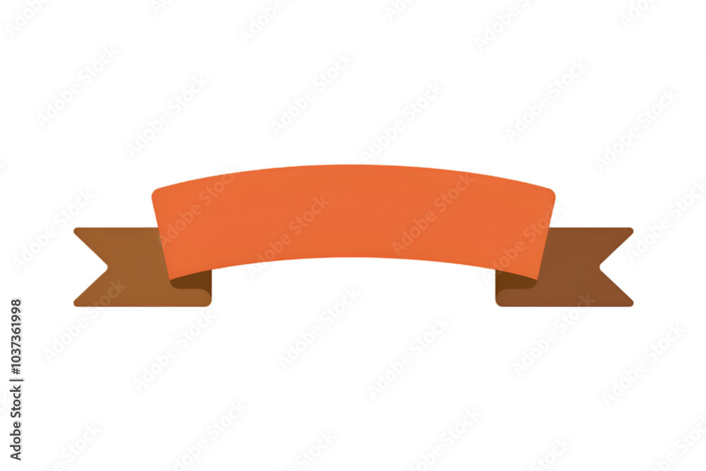 A simple orange ribbon graphic on a black background, suitable for decoration, banners, or design elements. A simple orange ribbon graphic on a black background, suitable for decoration, banners, or design elements.