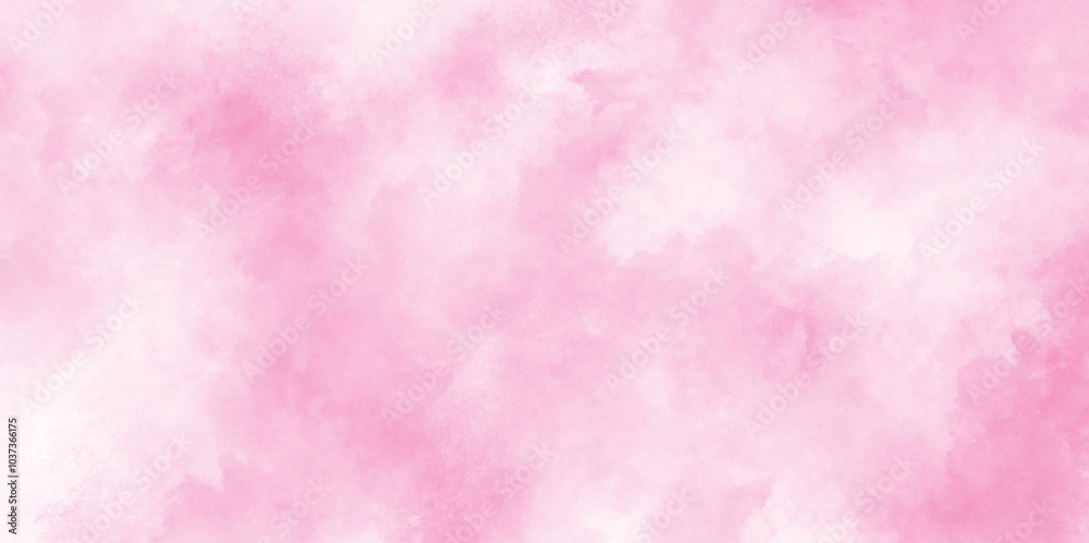 pink cloud sky on art graphics with stains, Soft Pink grunge watercolor paper texture, Romantic Pastel Pink Watercolor Background, pink smoke background with white clouds. pink cloud sky on art graphics with stains, Soft Pink grunge watercolor paper texture, Romantic Pastel Pink Watercolor Background, pink smoke background with white clouds.