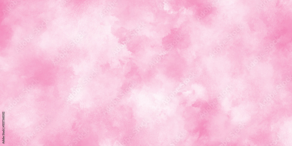 pink cloud sky on art graphics with stains, Soft Pink grunge watercolor paper texture, Romantic Pastel Pink Watercolor Background, pink smoke background with white clouds. pink cloud sky on art graphics with stains, Soft Pink grunge watercolor paper texture, Romantic Pastel Pink Watercolor Background, pink smoke background with white clouds.