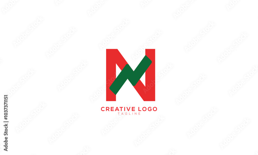 NN Abstract initial monogram letter alphabet logo design NN Abstract initial monogram letter alphabet logo design
