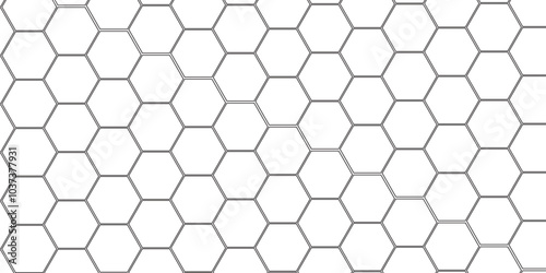 Minimal vector white hexagon honeycomb texture. Hexagonal shape structure light seamless geometric background. Surface polygon pattern with glowing hexagon paper texture and futuristic .