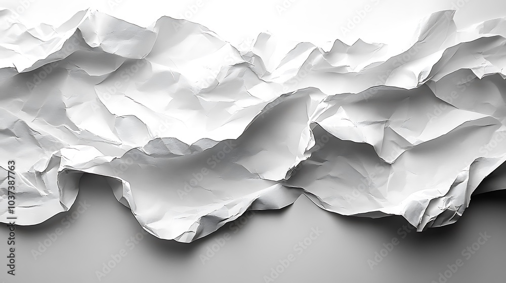 sheet of white paper, providing a textured and detailed background with visible creases sheet of white paper, providing a textured and detailed background with visible creases