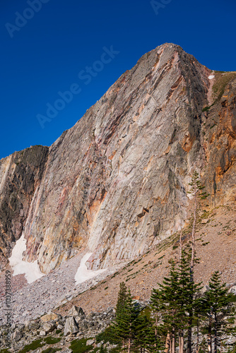 Medicine Bow Peak in Snowy Range Wyoming Medicine Bow National Park Forest