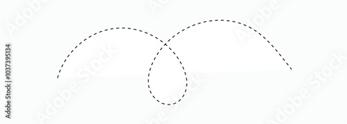  dotted line trip dashed trace destination track plan and silhouette, travelling symbol .  vector illustration. EPS 10