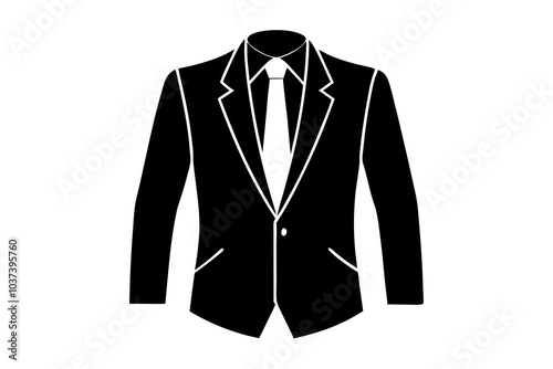 Suit | isolated vector illustration on white background