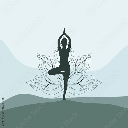 Sports and Fitness vector art illustration