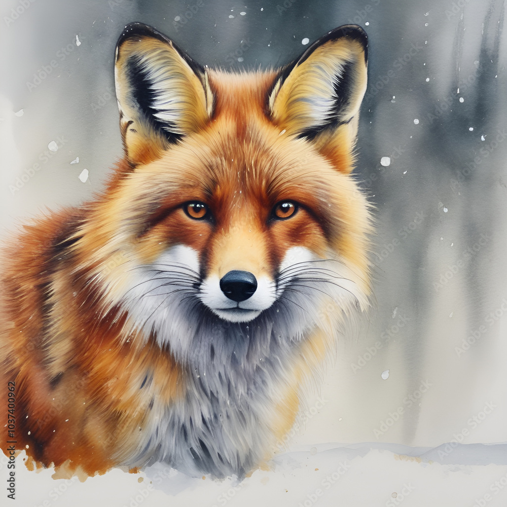 Obraz premium Fox portrait 
