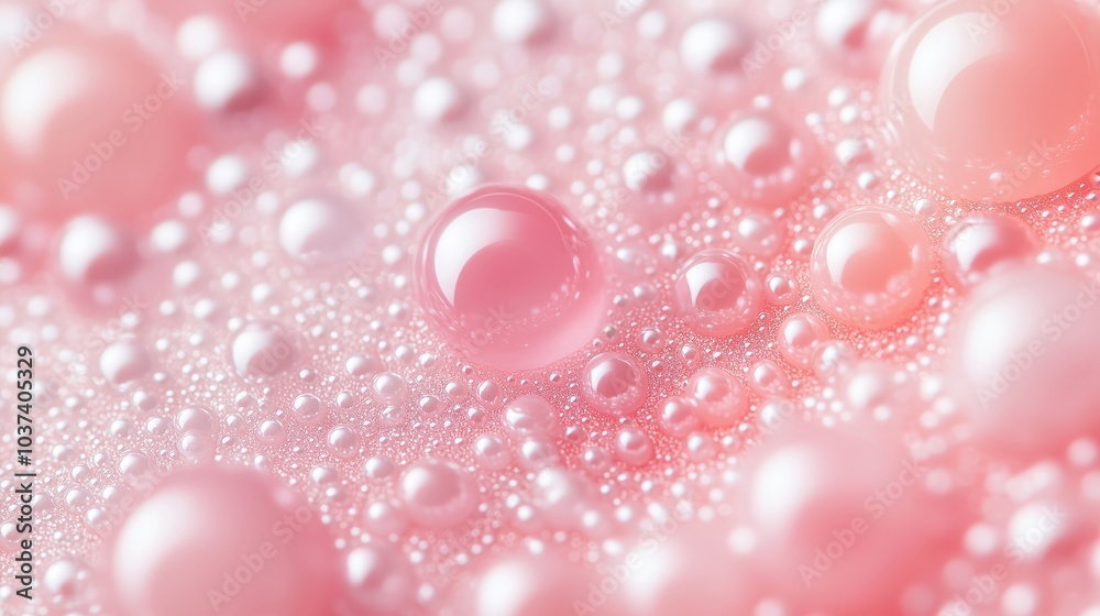 Exploring the Beauty of Pink Bubbles in Liquid Abstracts Exploring the Beauty of Pink Bubbles in Liquid Abstracts