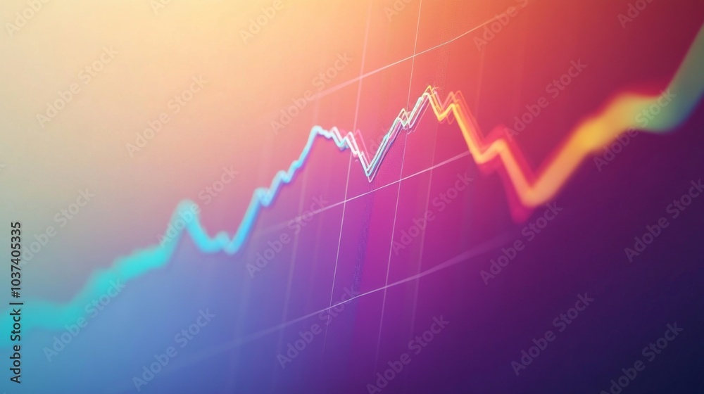 Vibrant Abstract Financial Data Visualization Vibrant Abstract Financial Data Visualization