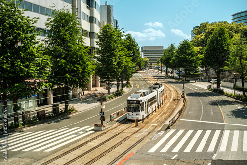 Tram in Kumamoto city