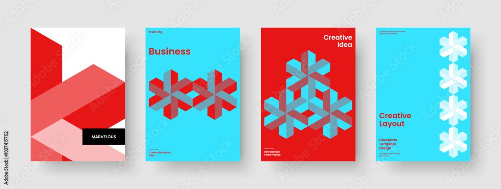Obraz premium Creative Report Template. Modern Background Design. Abstract Business Presentation Layout. Flyer. Banner. Book Cover. Poster. Brochure. Catalog. Brand Identity. Handbill. Portfolio. Journal
