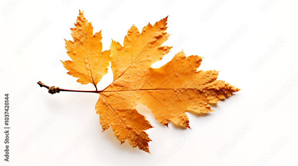 Autumn leaves on an isolated white background. Autumn leaves on an isolated white background.