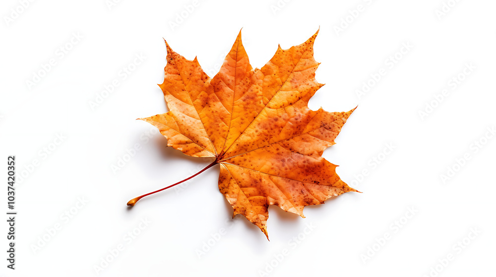 Autumn leaves on an isolated white background. Autumn leaves on an isolated white background.