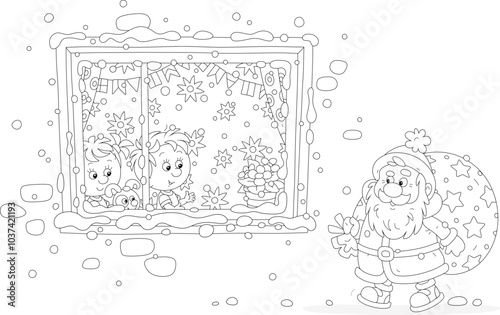 Funny little girl and boy h...