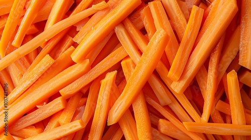 Background of freshly cut carrots